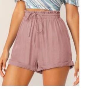Pink Flowy Shorts